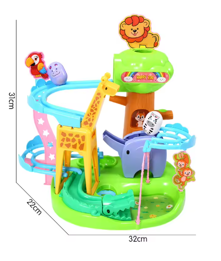 Happy Tumble Zoo Track Toy